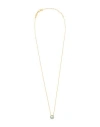 Kurshuni Peace Necklace Woman Necklace Gold Size - 925/1000 Silver, Cubic Zirconia In Gold
