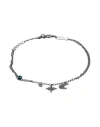 Kurshuni Starry Woman Bracelet Silver Size - 925/1000 Silver, Cubic Zirconia In Silver