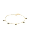 Kurshuni Stelle Bracelet Woman Bracelet Gold Size - 925/1000 Silver, Cubic Zirconia In Gold