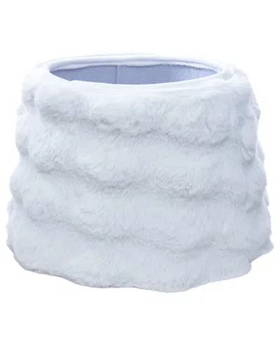 Kurt Adler 10 By 24-inch White Fur Tree Collar