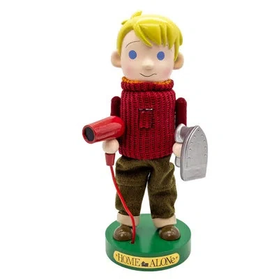 Kurt Adler 10 Inch Disney Home Alone Kevin Nutcracker In Red