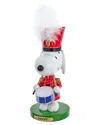 Kurt Adler 10-inch Snoopy The Drummer Nutcracker In Multi