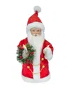 Kurt Adler 10-inch Ul 10-light Santa Treetop