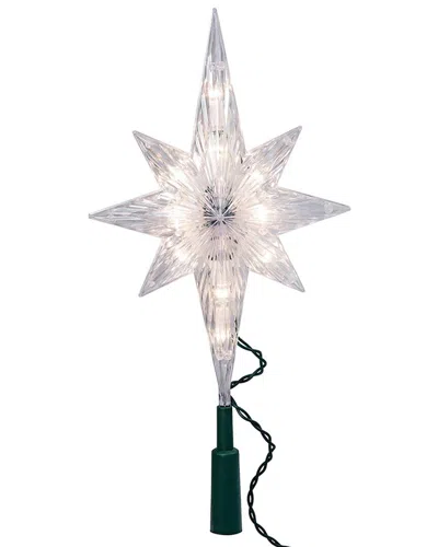 Kurt Adler 10-light 11-inch Bethlehem Star Treetop In White