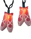 Kurt Adler 10-light Ballet Slippers Light Set