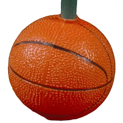 Kurt Adler 10-light Basketball Light Set In Orange