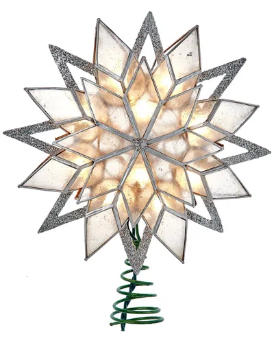 KURT ADLER KURT ADLER 10-LIGHT BETHLEHEM CAPIZ STAR MULTI-TIP TREETOP