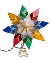 Kurt Adler 10-light Capiz Star Treetop In Multi
