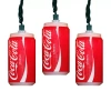 Kurt Adler 10-light Coca-cola Can Light Set In Multi