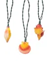 Kurt Adler 10-light Conch & Shells Light Set Ornament In Multi
