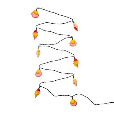 Kurt Adler 10-light Conch And Shells String Lights In Multi