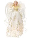 Kurt Adler 10-light Gold Angel Treetop