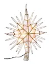 Kurt Adler 10-light Led Capiz Wire Angel Tree Topper In Gold