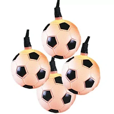 Kurt Adler 10-light Soccer Ball Light Set In Multi