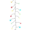 Kurt Adler 100-light 8-foot Multicolored Led Bead Cluster Garland In Multi