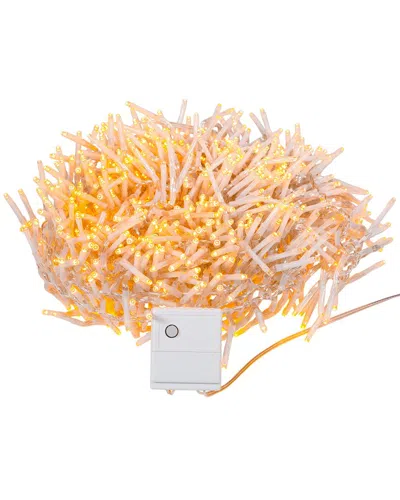 Kurt Adler 1000-light 32.8ft Classic Warm White Led Cluster Garland