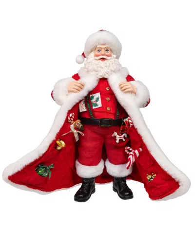Kurt Adler 10.5-inch Fabriche Santa In Red