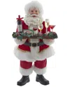Kurt Adler 10.5-inch Fabriché Wine Santa In Multi
