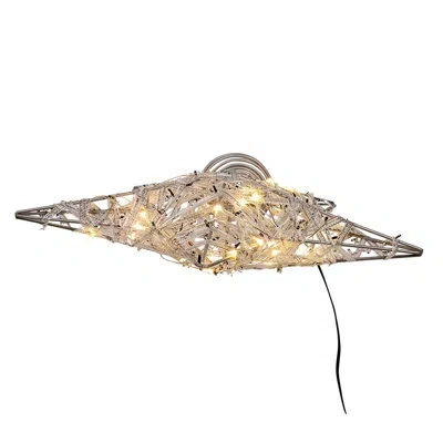 Kurt Adler 10.5-inch 30-light Warm White Led Fairy Light 5-point Star Tree Topper