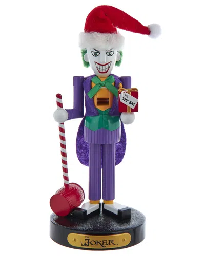 Kurt Adler 10in Dc Comics Joker Nutcracker In Purple