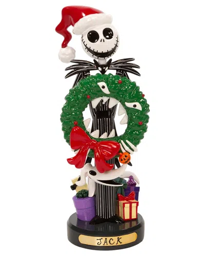 Kurt Adler 10in Disney© Nightmare Before Christmas Jack Skellington With Wreath Nutcracker