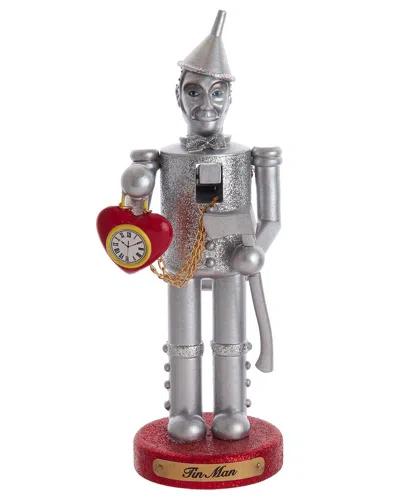 Kurt Adler 10in oz Tinman Nutcracker In Silver
