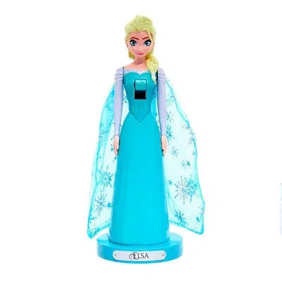 Kurt Adler 10-inch Disney Elsa Nutcracker In Blue