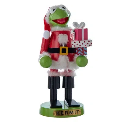 Kurt Adler 10-inch Disney Kermit The Frog Nutcracker In Multi