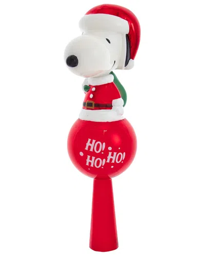 KURT ADLER KURT ADLER 11-INCH GLASS SNOOPY TREE TOPPER