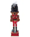 Kurt Adler 11-inch Teddy Bear Nutcracker In Red