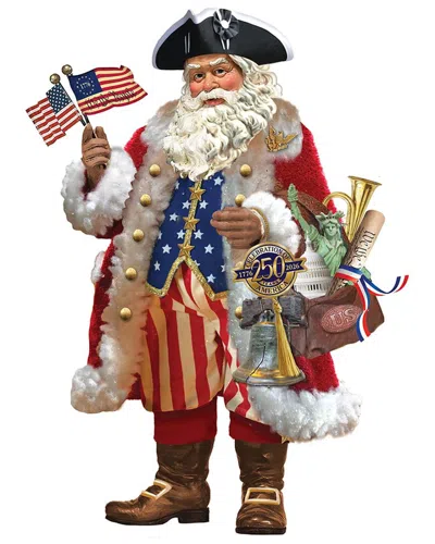 Kurt Adler 11-inch Fabriché 250th Anniversary Of America Musical Santa In Multi