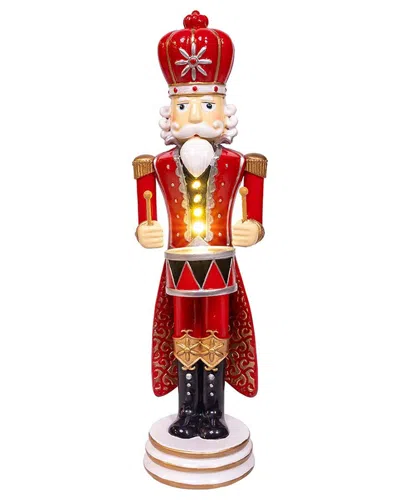 Kurt Adler 12 Battery Operated Lighted King Nutcracker Tablepiece In Red