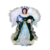 Kurt Adler 12" Fiber-optic Irish Angel Led Lighted Treetopper In Multi