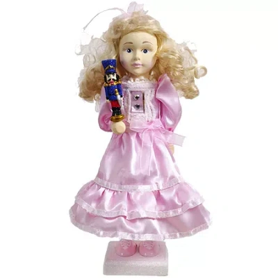 Kurt Adler 12" Hollywood Clara Nutcracker In Pink