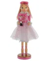 Kurt Adler 12-inch Clara Ballerina Nutcracker In Pink