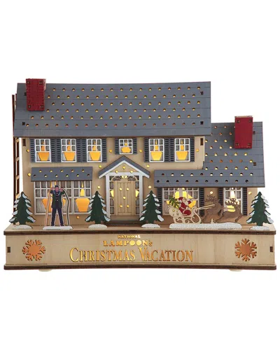 Kurt Adler 12-inch National Lampoon-foots Christmas Vacation Battery Operated Lighted House In Multi
