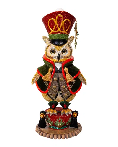 Kurt Adler 12in Hollywood Nutcrackers Owl Soldier Nutcracker In Multi