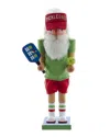 Kurt Adler 12in Wooden Pickleball Nutcracker In Multi