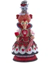 Kurt Adler 13-inch Hollywood Nutcrackers Queen Of Hearts Nutcracker In Red