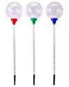 Kurt Adler 135-light Globe Yard Stake Set With Multi-colored Fairy Lights