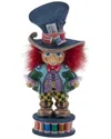 Kurt Adler 13-inch Hollywood Nutcrackers Mad Hatter Nutcracker In Blue