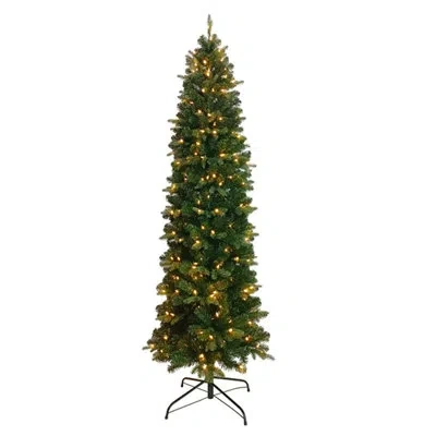Kurt Adler 14' 9" H Green Christmas Tree With Led Lights