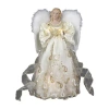 Kurt Adler 14" Gold Angel Lighted Christmas Tree Topper In Multi