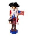 Kurt Adler 14-inch 250th Anniversary Of America Nutcracker In Multi