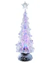 Kurt Adler 14-inch Battery-operated Rgb Led Lighted Animated Spinning Tree In Multi