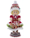 Kurt Adler 14-inch Hollywood Nutcrackers Mrs. Claus Gingerbread Nutcracker In Multi