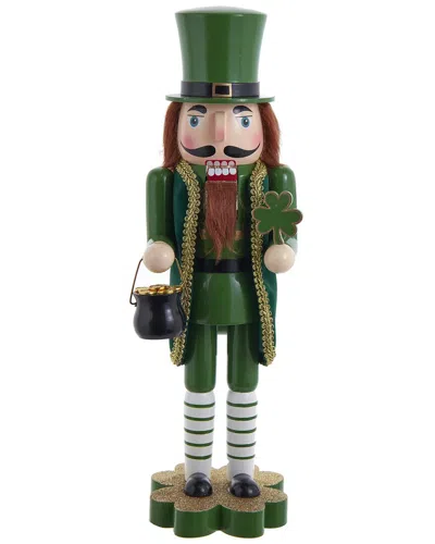 KURT ADLER KURT ADLER 14-INCH LEPRECHAUN SOLDIER NUTCRACKER