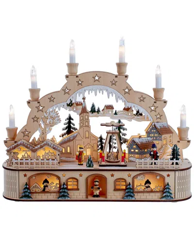 Kurt Adler 14.2in Led Santa Christmas Motion Decor In Multi