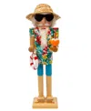 Kurt Adler 15" Beach Santa Nutcracker In Multicolored