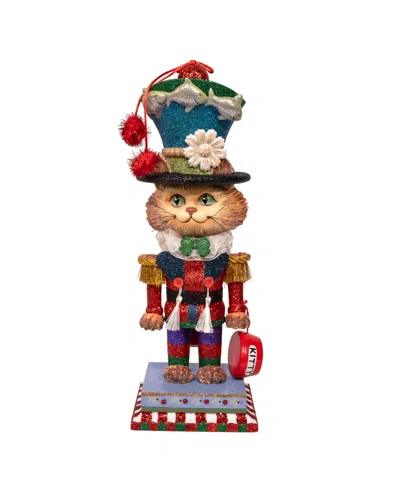 Kurt Adler 15" Hollywood Nutcrackers Fancy Cat Nutcracker In Multi